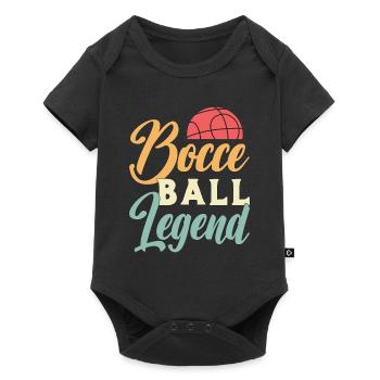 Bocce Ball Legend Ball Sport Pétanque Joueur de pétanque - Body à manches courtes Premium Bébé - noir - Devant