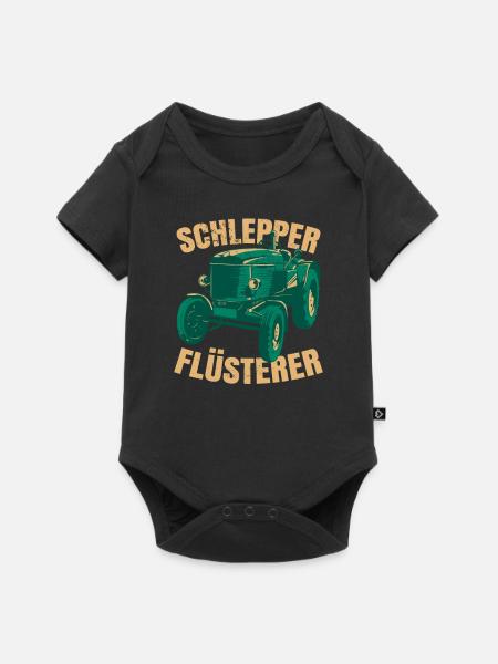 Schlepper Flüsterer - Baby Premium Kurzarmbody - Schwarz