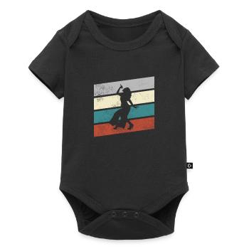 Singing Retro - Baby Premium short-sleeve bodysuit - black - Front