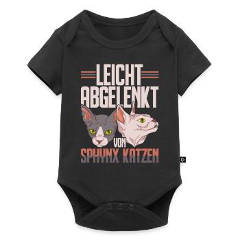 Hauskatze Okkult Katze Geschenk Sphynx Katze - Baby Premium Kurzarmbody - Schwarz - Vorne