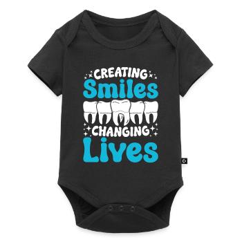 Prosthodontiste dentaire - Body à manches courtes Premium Bébé - noir - Devant