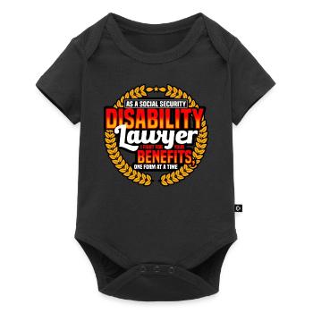 As A Social Security Disability Lawyer - Baby Premium short-sleeve bodysuit - black - Front