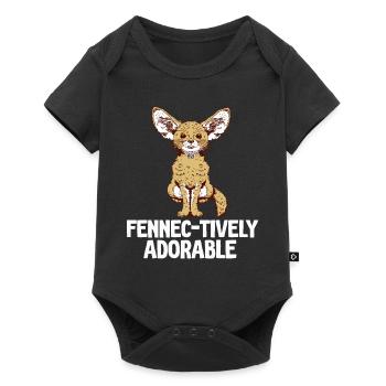 Fennec-tivement adorable Fennec Fox propriétaire Fennec - Body à manches courtes Premium Bébé - noir - Devant