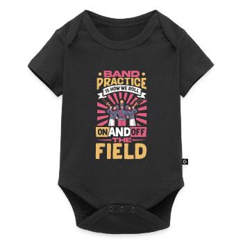 Marching Band Clarinetist School Rehearsal Music - Baby Premium short-sleeve bodysuit - black - Front