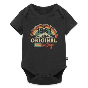 Birthday surprise 1961 - Baby Premium short-sleeve bodysuit - black - Front