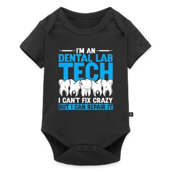 Prosthodontiste dentaire - Body à manches courtes Premium Bébé - noir - Devant