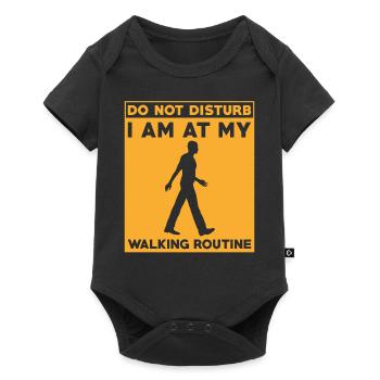 Walking Routine Fitness Design - Please Don't - Baby Premium short-sleeve bodysuit - black - Front