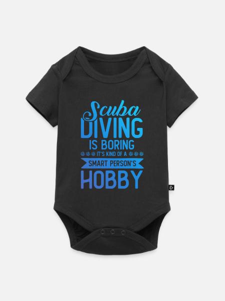 tauchen hobby scuba diving - Baby Premium Kurzarmbody - Schwarz
