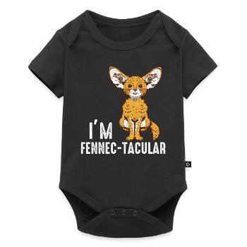 Fennec-tacular Fennec Fox Propriétaire Fennec Foxes - Body à manches courtes Premium Bébé - noir - Devant