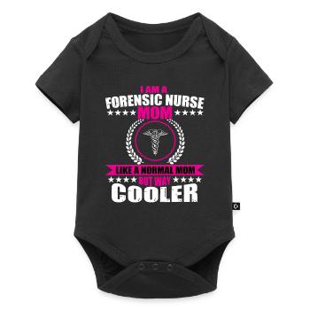 Forensic Care Mom - Baby Premium short-sleeve bodysuit - black - Front
