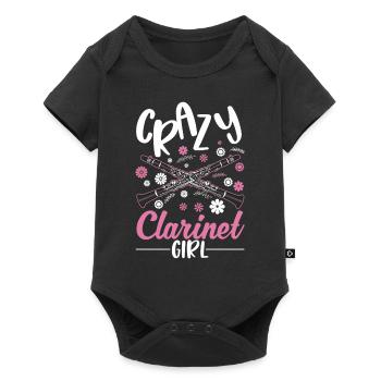 Clarinette Clarinette Clarinette Clarinettiste - Body à manches courtes Premium Bébé - noir - Devant