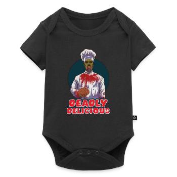 Drôle Zombie Cook Cuisine Horreur Cook Undead - Body à manches courtes Premium Bébé - noir - Devant