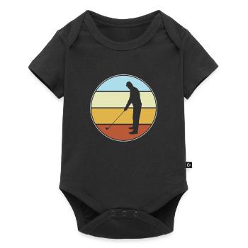 Golf Retro - Baby Premium short-sleeve bodysuit - black - Front