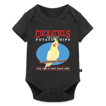 Cockatiels Bird Bird Owner Cadeau - Body à manches courtes Premium Bébé - noir - Devant