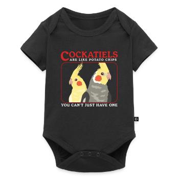 Cockatiel Bird Bird Owner Cadeau - Body à manches courtes Premium Bébé - noir - Devant