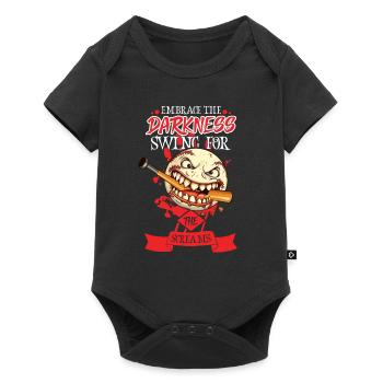 Baseball Cards Baseball Player Baseball Fan Gift - Baby Premium Kurzarmbody - Schwarz - Vorne