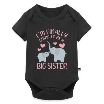 I ́m Finally Going To Be A Big Sister - Baby Premium short-sleeve bodysuit - black - Front