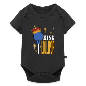 Cadeau de bonbons Lollipop - Body à manches courtes Premium Bébé - noir - Devant
