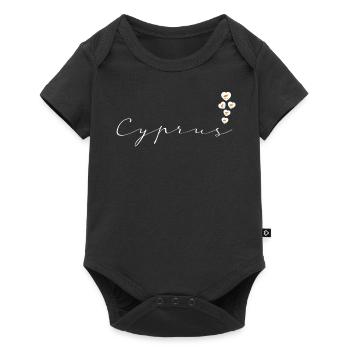 Cyprus - Baby Premium short-sleeve bodysuit - black - Front