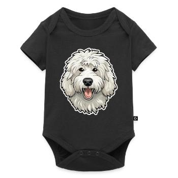 Maremma Abruzzo German Shepherd Maremmano Abruzzese - Baby Premium short-sleeve bodysuit - black - Front