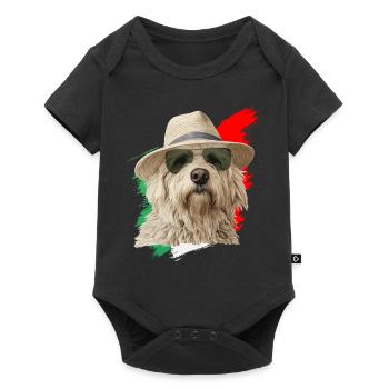 Maremma Abruzzo German Shepherd Maremmano Abruzzese - Baby Premium short-sleeve bodysuit - black - Front