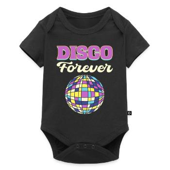 Disco Forever Disco Fanatic - Body à manches courtes Premium Bébé - noir - Devant