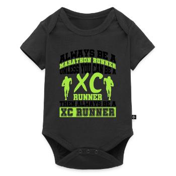 Cross-country-laufdesign Für Einen Xc-läufer - Body à manches courtes Premium Bébé - noir - Devant