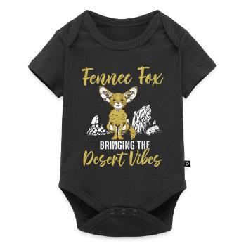 Fennec Foxes Desert Vibes Fennec Fox Owner - Baby Premium short-sleeve bodysuit - black - Front