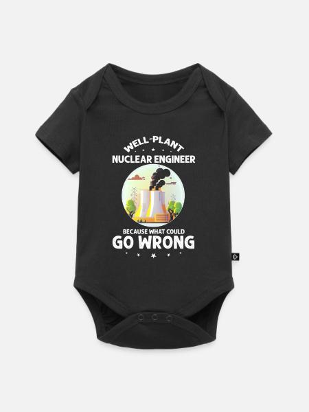 Kernenergie Spruch für Kernenergie - Baby Premium Kurzarmbody - Schwarz