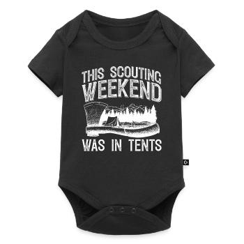 Jungpfadfinder-design Für Einen Pfadfinderführer - Baby Premium Kurzarmbody - Schwarz - Vorne
