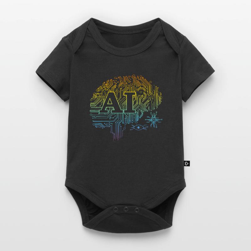 Machine Learning Ai Artificial Intelligence Baby Premium Kurzarmbody