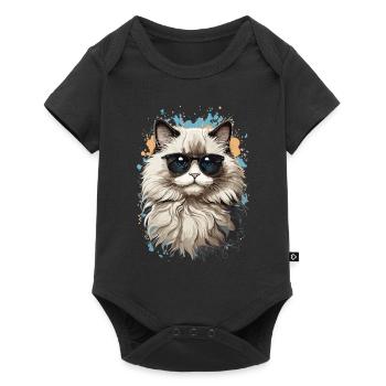 Ragdoll cat for true cat lovers cats - Baby Premium short-sleeve bodysuit - black - Front