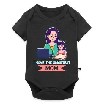 Mother's Day Daughter Design - Baby Premium short-sleeve bodysuit - black - Front