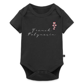 Polynésie française - Body à manches courtes Premium Bébé - noir - Devant