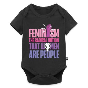 Feminist Feminism The Radical - Baby Premium short-sleeve bodysuit - black - Front
