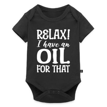 Ätherische Öle Liebhaber - Baby Premium Kurzarmbody - Schwarz - Vorne