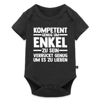 Enkel - Baby Premium Kurzarmbody - Schwarz - Vorne