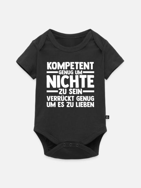 Nichte - Baby Premium Kurzarmbody - Schwarz