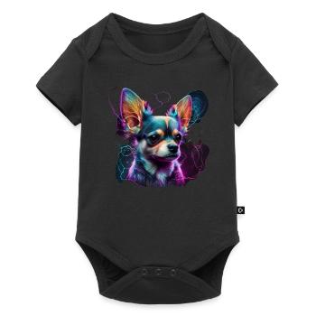 Chihuahua - Electronic Music Techno Festival - Baby Premium short-sleeve bodysuit - black - Front