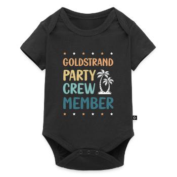 Équipe de fête Golden Sands - Body à manches courtes Premium Bébé - noir - Devant