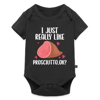 Jambon - Body à manches courtes Premium Bébé - noir - Devant