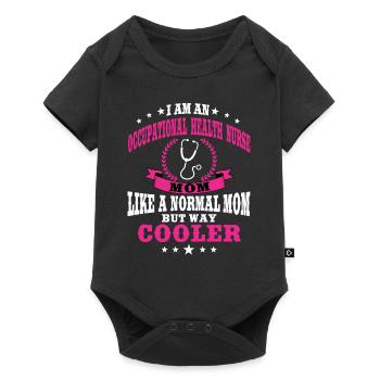 Occupational Health Nurse Mother Mother - Baby Premium short-sleeve bodysuit - black - Front