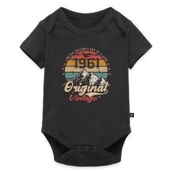 Original Vintage 1961 limited edition 1961 - Baby Premium short-sleeve bodysuit - black - Front