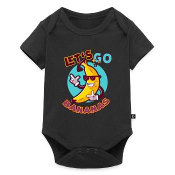 Go Bananas T-Shirt - Baby Premium short-sleeve bodysuit - black - Front