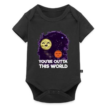 You're Outta This World Astrofotograph - Baby Premium Kurzarmbody - Schwarz - Vorne