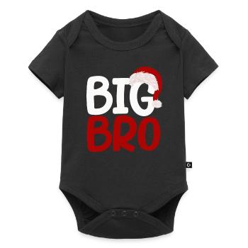 Big Bro Santa Brother Noël Appariement de famille - Body à manches courtes Premium Bébé - noir - Devant