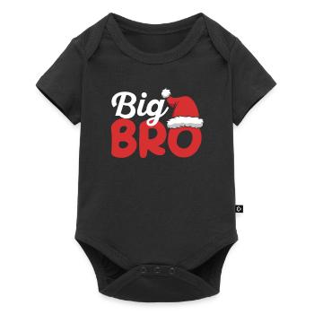 Big Bro Santa Brother Christmas Family Matching - Baby Premium short-sleeve bodysuit - black - Front