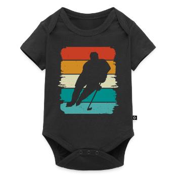 Eishockey Hockey sur glace - Body à manches courtes Premium Bébé - noir - Devant