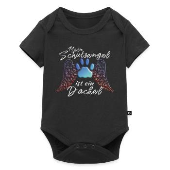 Hunderasse Dackel für Hundeliebhaber - Baby Premium Kurzarmbody - Schwarz - Vorne