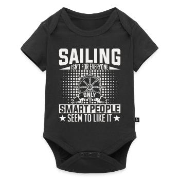 La voile n’est pas pour tout le monde, seulement pour les gens intelligents - Body à manches courtes Premium Bébé - noir - Devant